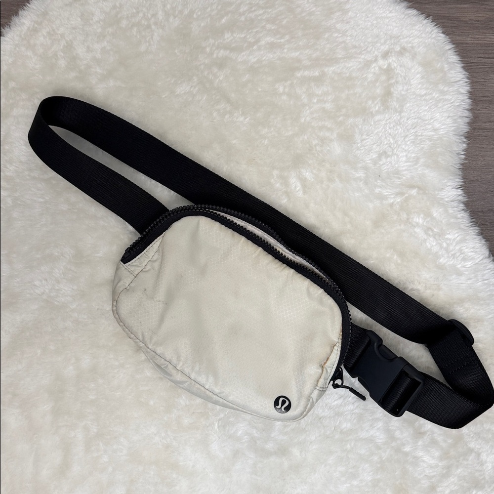 Lululemon Cream Crossbody Bag